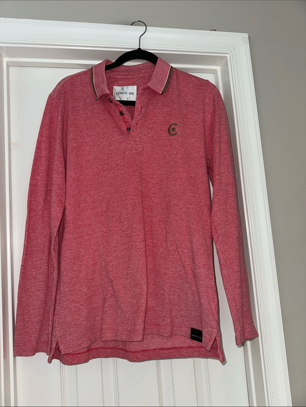 Cerruti 1881 long sleeve polo shirt